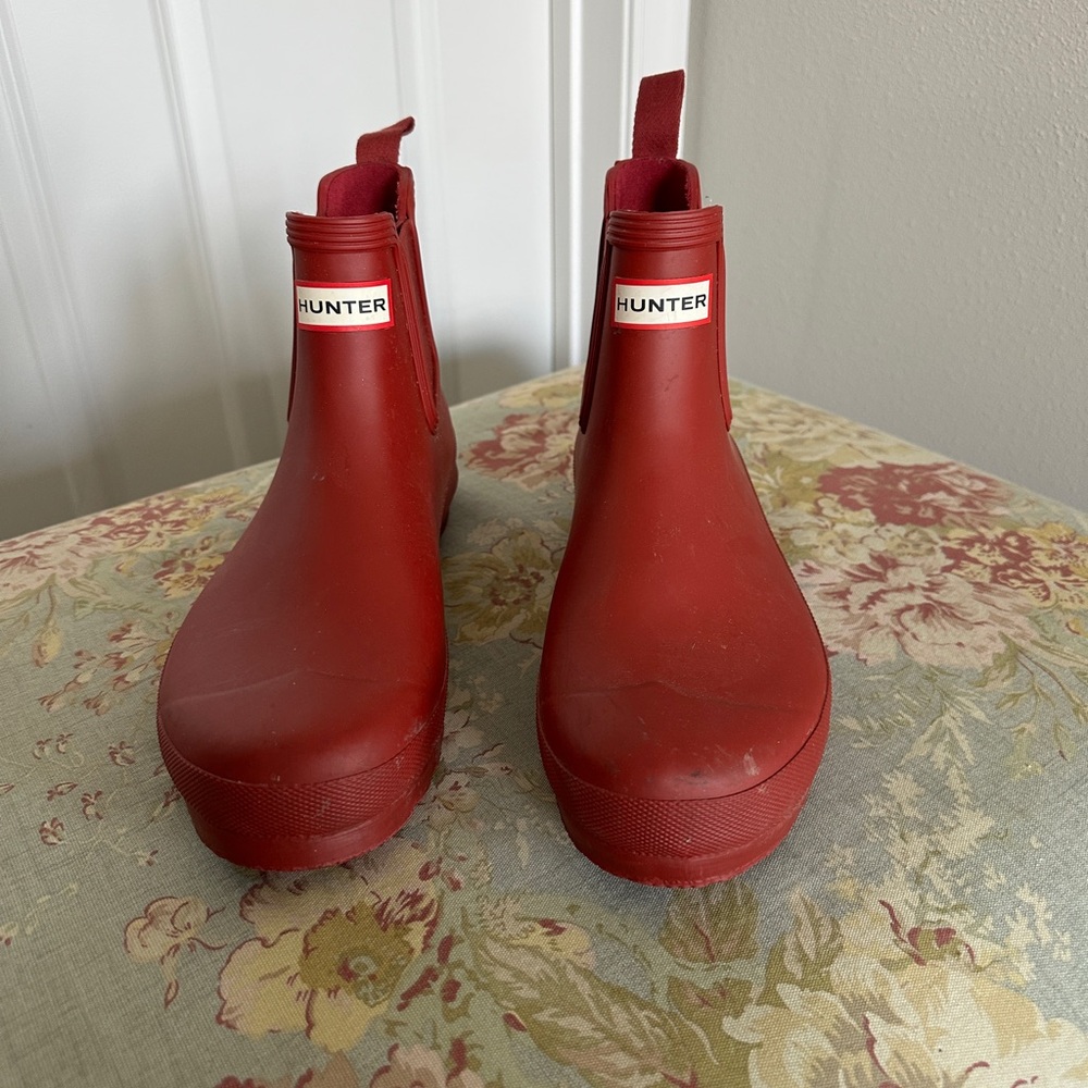 Hunter Classic Red Waterproof Boots